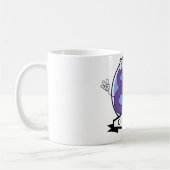 Offiziell 87 Geburtstagsbanner Kaffeetasse (Links)