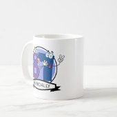 Offiziell 87 Geburtstagsbanner Kaffeetasse (Vorderseite Links)