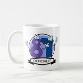 Offiziell 87 Geburtstagsbanner Kaffeetasse (Links)