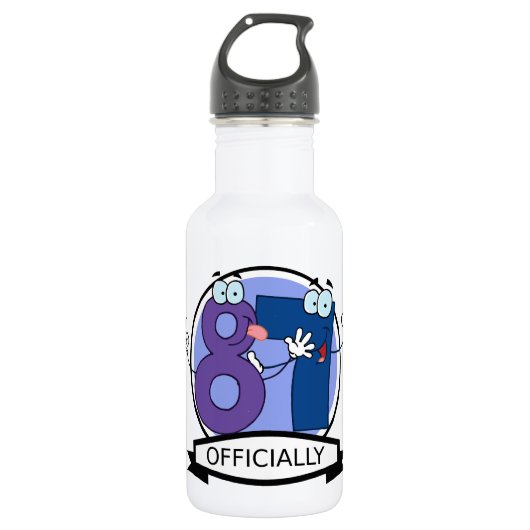 Offiziell 87 Geburtstagsbanner Trinkflasche (Vorderseite)