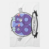 Offiziell 88 Geburtstagsbanner Geschirrtuch (Vertikal)
