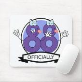 Offiziell 88 Geburtstagsbanner Mousepad (Mit Mouse)