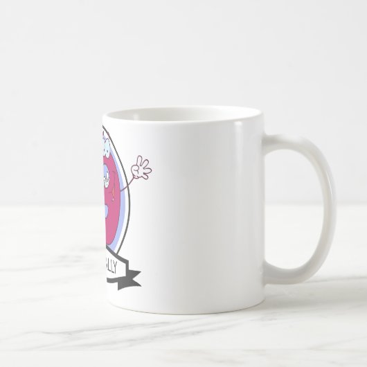 Offiziell 89 Geburtstagsbanner Kaffeetasse (Rechts)