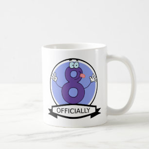 Offiziell 8 Geburtstagsbanner Kaffeetasse