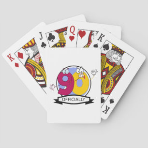Offiziell 90 Geburtstagsbanner Spielkarten