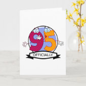 Offiziell 95 Geburtstagsbanner Karte (Gelbe Blume)