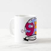 Offiziell 95 Geburtstagslogo Kaffeetasse (Vorderseite Links)