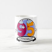 Offiziell 95 Geburtstagslogo Kaffeetasse (Mittel)