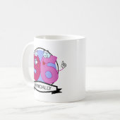 Offiziell 96 Geburtstagsbanner Kaffeetasse (Vorderseite Links)