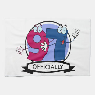 Offiziell 97 Geburtstagsbanner Geschirrtuch