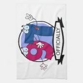 Offiziell 97 Geburtstagsbanner Geschirrtuch (Vertikal)