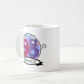 Offiziell 98 Geburtstagsbanner. Kaffeetasse (Vorderseite Links)