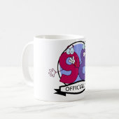 Offiziell 98 Geburtstagsbanner. Kaffeetasse (Vorderseite Links)