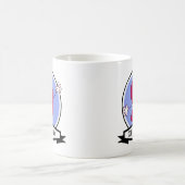 Offiziell 9 Geburtstagsbanner Kaffeetasse (Mittel)