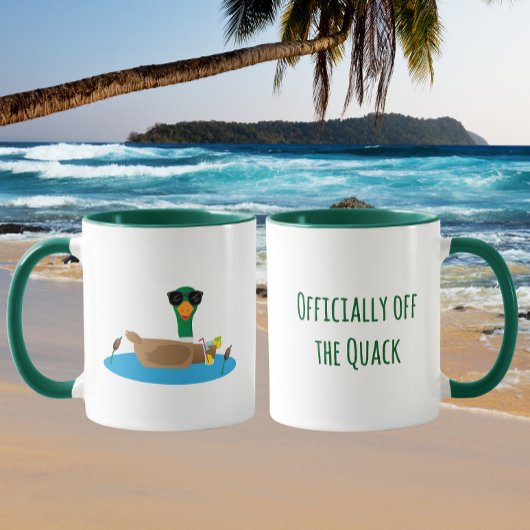 Offiziell außer Quack  Tasse
