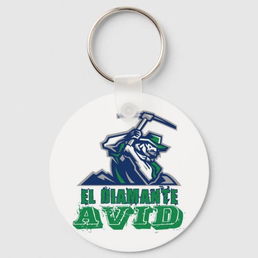 OFFIZIELL AVID LOGO WHITE SCHLÜSSELANHÄNGER (Vorderseite)