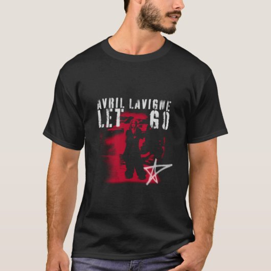 Offiziell Avril Lavigne Lasse Go Spraypaint T-Shirt (Vorderseite)