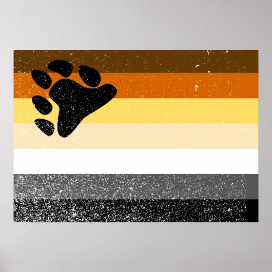 OFFIZIELL BEAR PRIDE FLAG -.pnng Poster (Vorne)