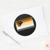 OFFIZIELL BEAR PRIDE FLAG RUNDER AUFKLEBER (Umschlag)