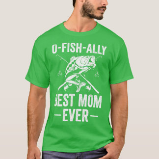 Offiziell beste Mama je Mama Funny Fishing Women T-Shirt