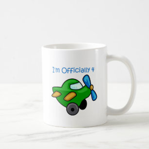 Offiziell bin ich 4, Jet Flugzeug Kaffeetasse