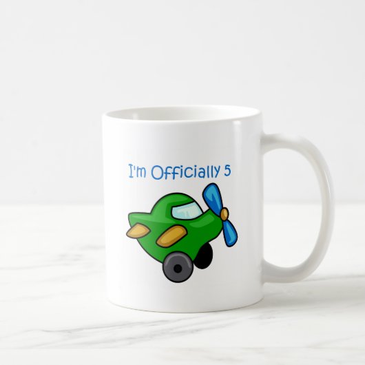 Offiziell bin ich 5, Jet Flugzeug Kaffeetasse (Rechts)
