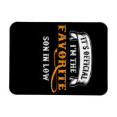 Offiziell bin ich der Lieblingsjunge im Jura-Funny Magnet (Horizontal)