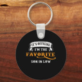 Offiziell bin ich der Lieblingsjunge im Jura-Funny Schlüsselanhänger (Vorderseite)