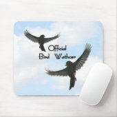 Offiziell Bird Watcher Cloudy Sky Mousepad (Mit Mouse)