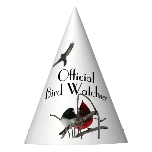 Offiziell Bird Watcher Partyhütchen (Vorderseite)