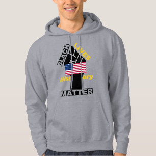 Offiziell Black Lives Materie USA Flaggensammlung Hoodie