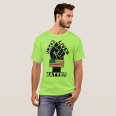 Offiziell Black Lives Materie USA Flaggensammlung T-Shirt (Vorne ganz)
