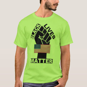 Offiziell Black Lives Materie USA Flaggensammlung T-Shirt