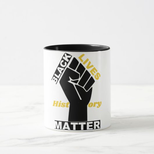 Offiziell Black Lives Materie USA Flaggensammlung Tasse (Zentrum)
