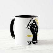 Offiziell Black Lives Materie USA Flaggensammlung Tasse (Vorderseite Links)