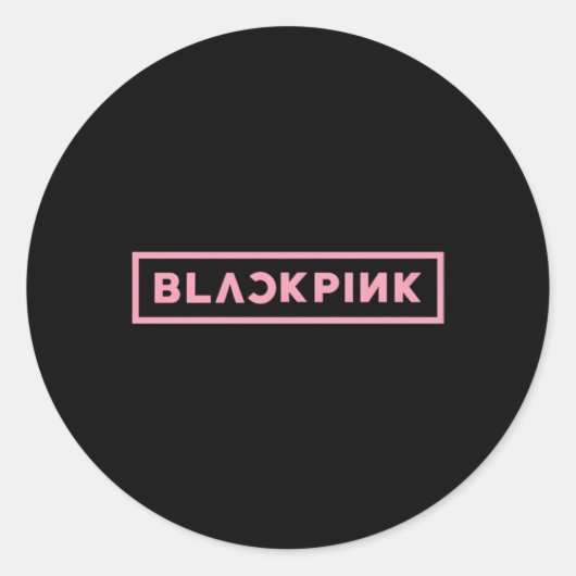 Offiziell Blackk Das Album Black Runder Aufkleber (Vorderseite)