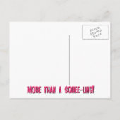 Offiziell Boston Squash Party Postkarte (Rückseite)