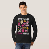 Offiziell Candy Tester Cool Candy Lollipop Hallowe T-Shirt (Vorne ganz)