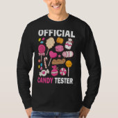 Offiziell Candy Tester Cool Candy Lollipop Hallowe T-Shirt (Vorderseite)