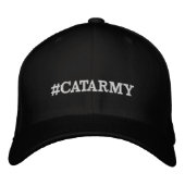 Offiziell #CATARMY "Cats Rule" SnarkY Bestickte Baseballkappe (Vorderseite)