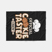 Offiziell Cookie Taster Crew Gewitterbackteam Fami Fleecedecke (Vorderseite (Horizontal))