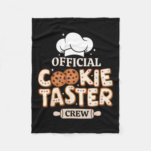 Offiziell Cookie Taster Crew Gewitterbackteam Fami Fleecedecke (Vorderseite)