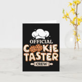 Offiziell Cookie Taster Crew Gewitterbackteam Fami Karte (Gelbe Blume)