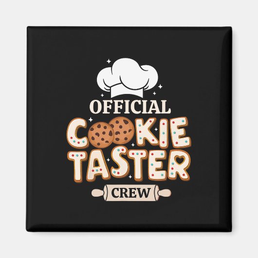 Offiziell Cookie Taster Crew Gewitterbackteam Fami Magnet (Vorne)