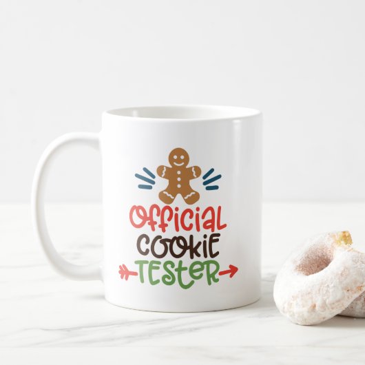 Offiziell Cookie Tester Kaffeemaschine Tasse - Spa (Mit Donut)