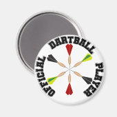 Offiziell Dartball Player Magnet (Vorderseite/Rückseite)