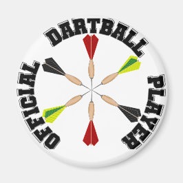 Offiziell Dartball Player Magnet