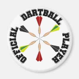 Offiziell Dartball Player Magnet