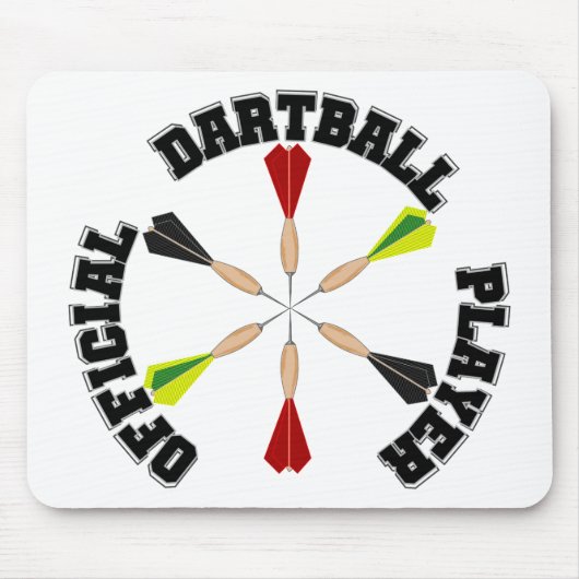 Offiziell Dartball Player Mousepad (Vorne)