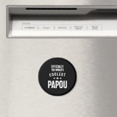 Offiziell die Coolste Papou der Welt | Father Gift Magnet (In Situ (Geschirrspüler))